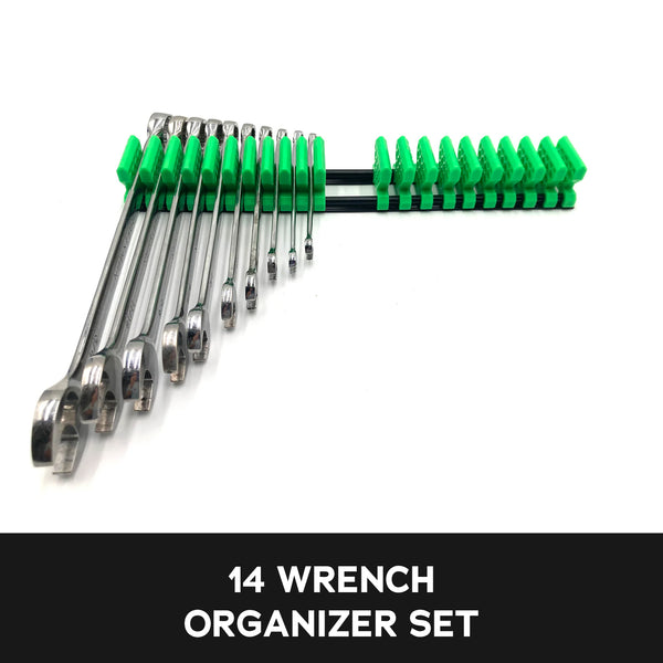 14 Wrench Organizer Set