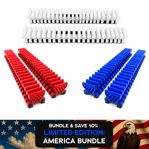 Limited Edition: America Bundle 126 Wrench Organizer Set