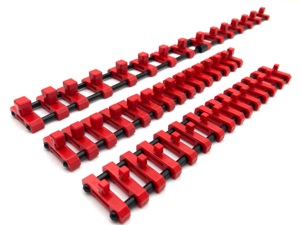 Socket Organizer Set – Holds 45 Sockets | Single Post Tool Holder