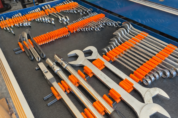 Limited Edition: Alien Orange 42 Wrench Organizer