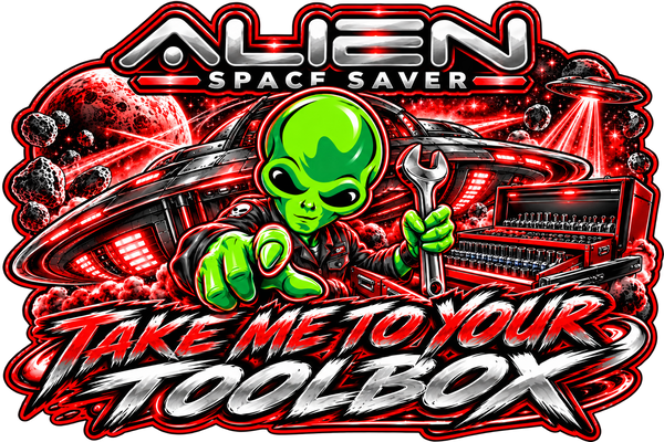 Take Me to Your Tool Box 4-Pack Die-Cut Stickers 👽