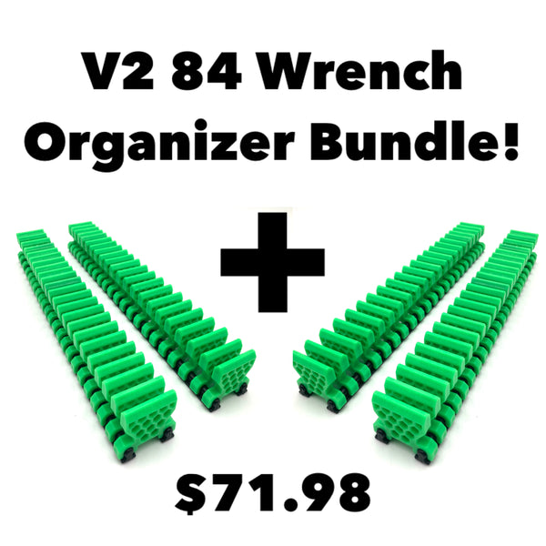 New V2! 84 Wrench Organizer Bundle
