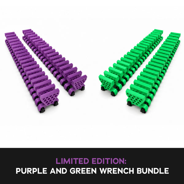 Limited Edition: Purple and Green 84 Wrench Organizer Bundle