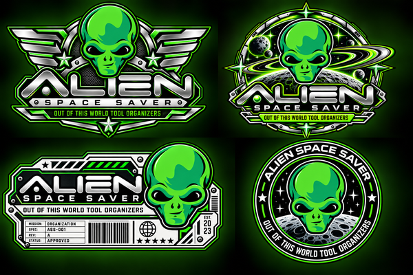 Official Alien 4-Pack Die-Cut Stickers 👽