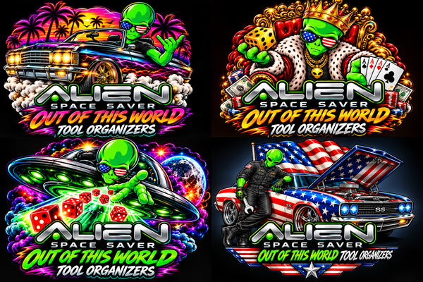 Dicey 4-Pack Die-Cut Stickers 👽