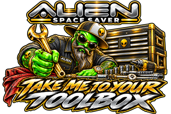 Take Me to Your Tool Box 4-Pack Die-Cut Stickers 👽